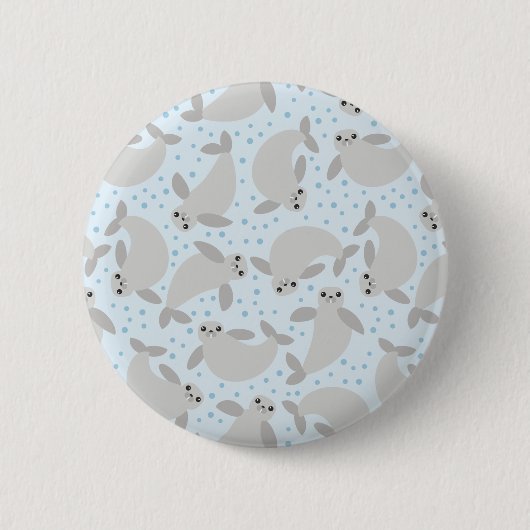 manatee ronde button 5,7 cm (Voorkant)