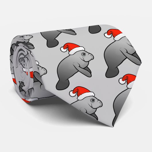 Manatee Santa Stropdas (Opgerold)