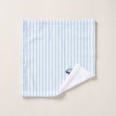 Manatee schilderij Waterverf blauw badhanddoek set Bad Handdoek (Wasdoekje)