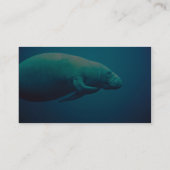Manatee Scratching Visitekaartje (Achterkant)