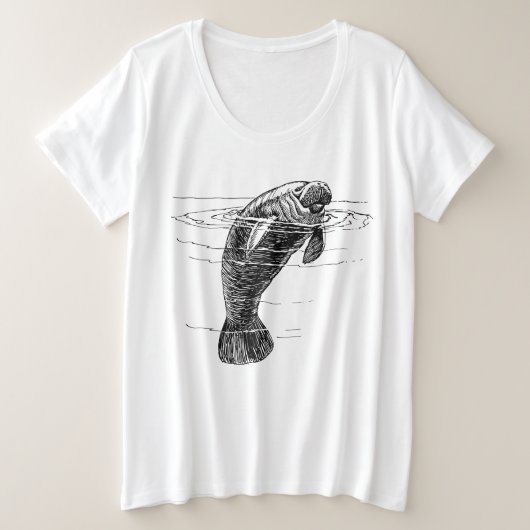 Manatee shirt (Design voorkant)