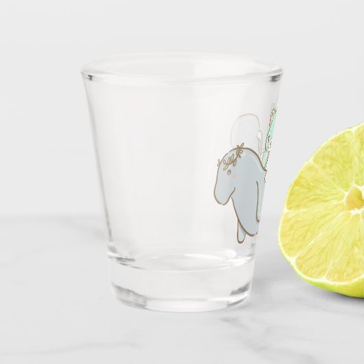 Manatee Shot Glas (Links)