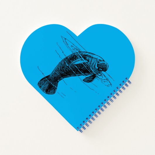 Manatee spiral notitieboek (Achterkant)