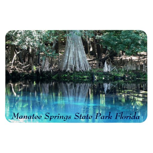 Manatee Springs Fl Flexi Magnet Magneet (Horizontaal)