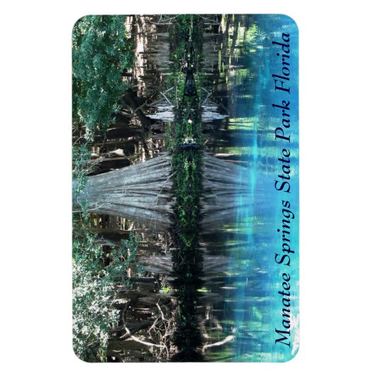 Manatee Springs Fl Flexi Magnet Magneet (Verticaal)
