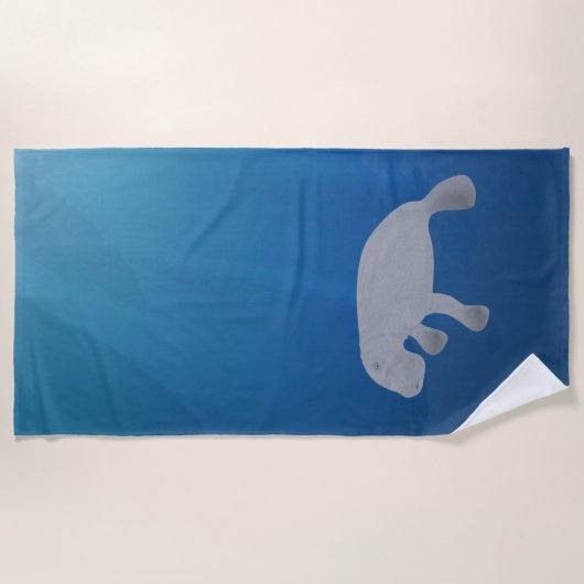 Manatee strandlaken (Voorkant)