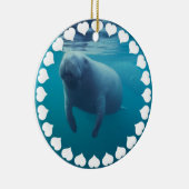 Manatee Swimming Ornament (Rechts)