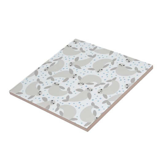 manatee tegeltje (Zijkant)