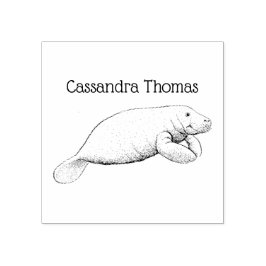  Manatee Tekening Naam Rubberstempel