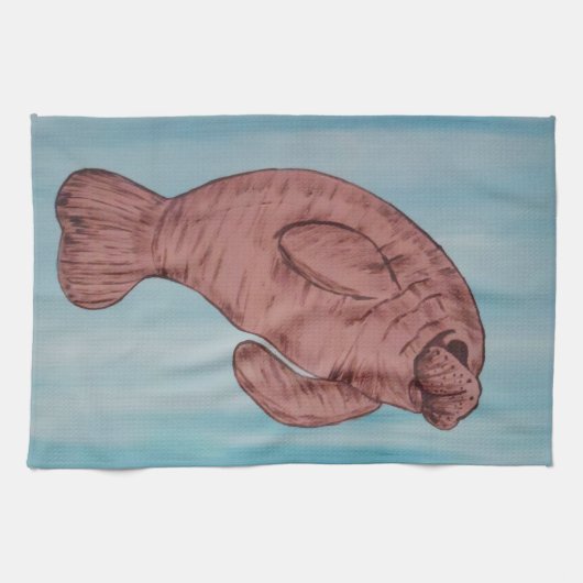 Manatee Theedoek (Horizontaal)