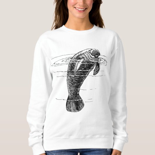 Manatee women's sweatshirts trui (Voorkant)
