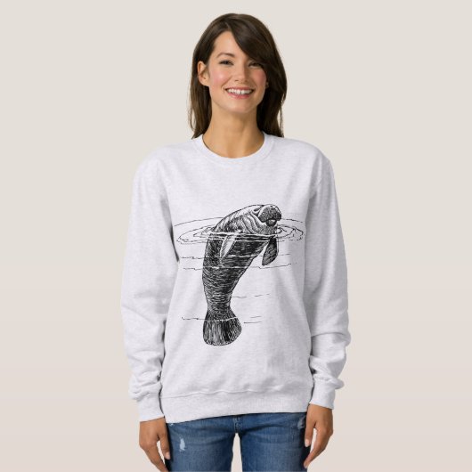 Manatee women's sweatshirts trui (Voorkant volledig)