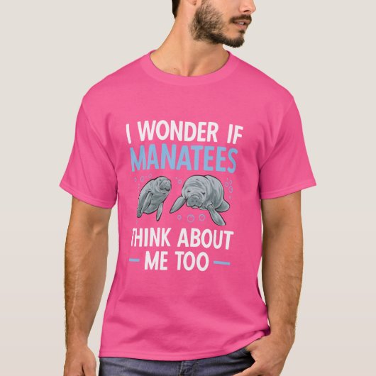 Manatee Zee Animal Manatee T-shirt (Voorkant)