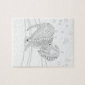 Manatees Adult Coloring Puzzle Legpuzzel (Horizontaal)