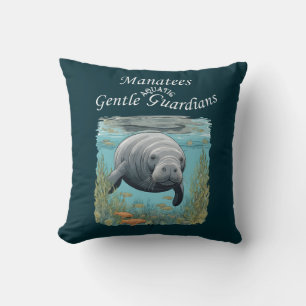 Manatees Gentle Aquatic Guardians Kussen