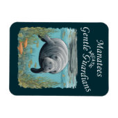 Manatees Gentle Aquatic Guardians Magneet (Horizontaal)
