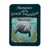 Manatees Gentle Aquatic Guardians Magneet (Verticaal)