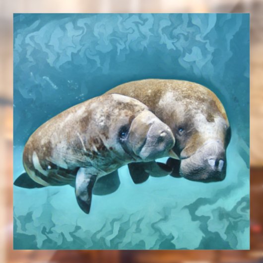 Manatees Raamsticker (Vel 2)