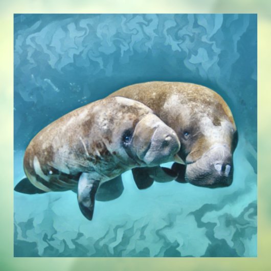 Manatees Raamsticker (Vel 3)