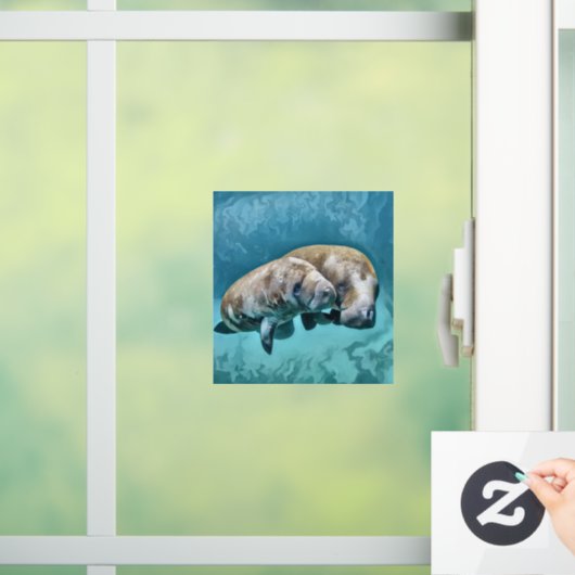 Manatees Raamsticker (Huis)