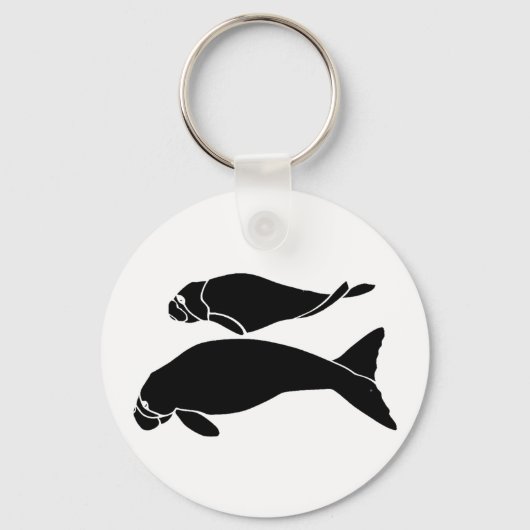 Manatees Sleutelhanger (Voorkant)