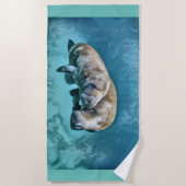 Manatees Strandlaken (Voorkant)