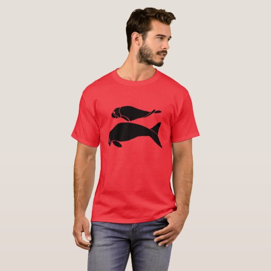 Manatees T-shirt (Voorkant volledig)