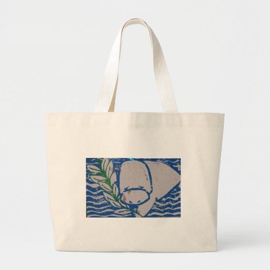 manatestrandtas grote tote bag (Voorkant)