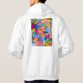 Manaus Brazil City Map Hoodie (Achterkant)