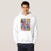 Manaus Brazil City Map Hoodie (Voorkant volledig)