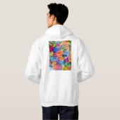 Manaus Brazil City Map Hoodie (Achterkant volledig)