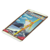 Manaus Brazilië vintage reisposter Magneet (Linkerzijde)