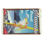 Manaus Brazilië vintage reisposter Magneet (Horizontaal)