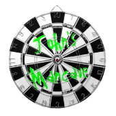 Mancave dartboard | Noodlijdende grunge look ontwe Dartbord (Voorkant)