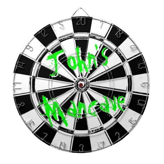 Mancave dartboard | Noodlijdende grunge look ontwe Dartbord (Voorkant)