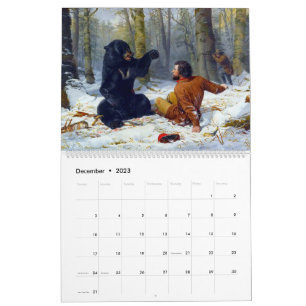 ManCave Jagen Natuur Wildernis Sport Kalender