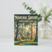Manchac-moeras VS Briefkaart (Staand voorkant)