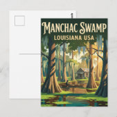 Manchac-moeras VS Briefkaart (Voorkant / Achterkant)