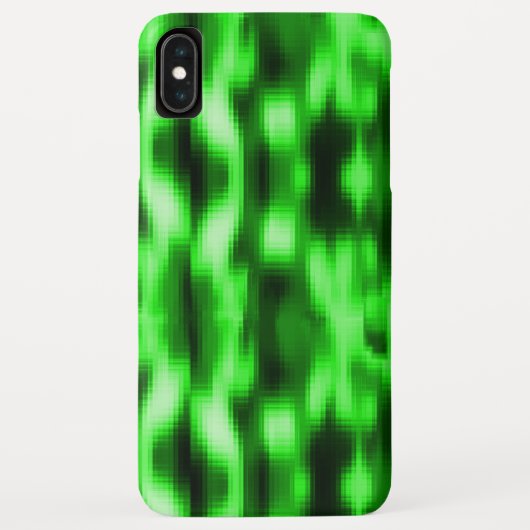 Manchado verde e preto estilo pastilhas de vidro Case-Mate iPhone case (Achterkant)