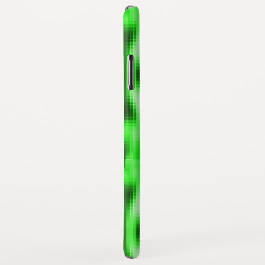 Manchado verde e preto estilo pastilhas de vidro Case-Mate iPhone case (Achterkant/rechts)