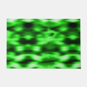 Manchado verde e preto estilo pastilhas de vidro deurmat (Voorkant)