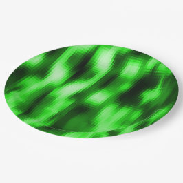 Manchado verde e preto estilo pastilhas de vidro papieren bordje