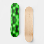 Manchado verde e preto estilo pastilhas de vidro persoonlijk skateboard (Voorkant)