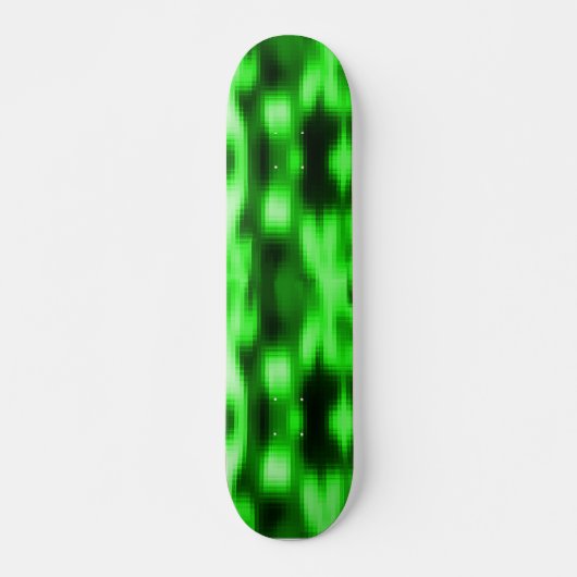 Manchado verde e preto estilo pastilhas de vidro persoonlijk skateboard (Voorkant)