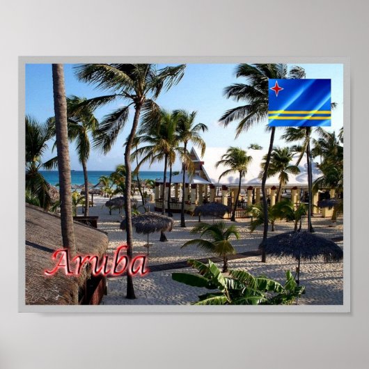 Manchebo Beach - Aruba - Poster (Voorkant)