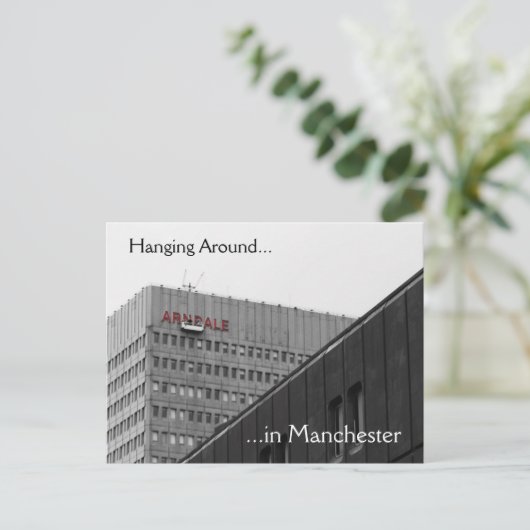 Manchester Arndale Briefkaart (Staand voorkant)