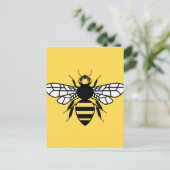 Manchester Bee Briefkaart (Staand voorkant)