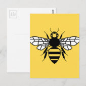 Manchester Bee Briefkaart (Voorkant / Achterkant)