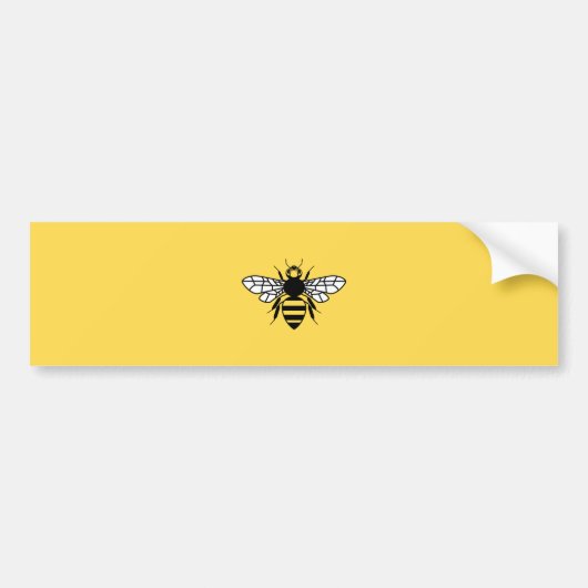 Manchester Bee Bumpersticker (Voorkant)