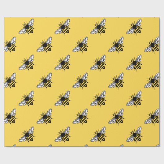 Manchester Bee Cadeaupapier (Vlak)